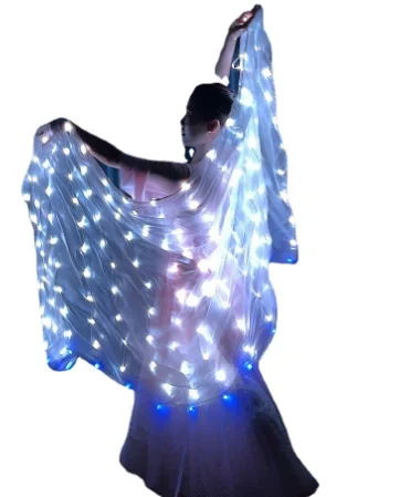 Dance props silk scarf LED luminous fantasy