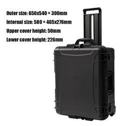 Waterproof Proof Plastic Box Suitcase for Storing Tools Hardware Suitcase for Tool Transportation Equipment Shockproof Suitcase