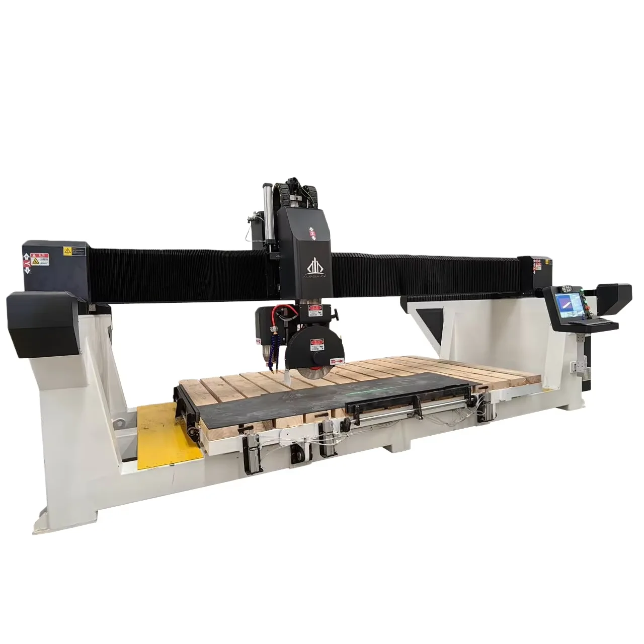 Full Automatic 3220 CNC Bridge Saw 5 Axis Cnc Router Marble Granite Stone Bridge Saw Cutting Machine