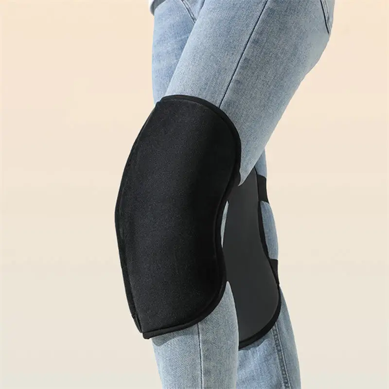 Rodilleras cálidas de invierno para mujeres, hombres y personas mayores, rodillera para artritis de piernas frías, soporte para rodilla, Protector de rodilla para correr, 1 par