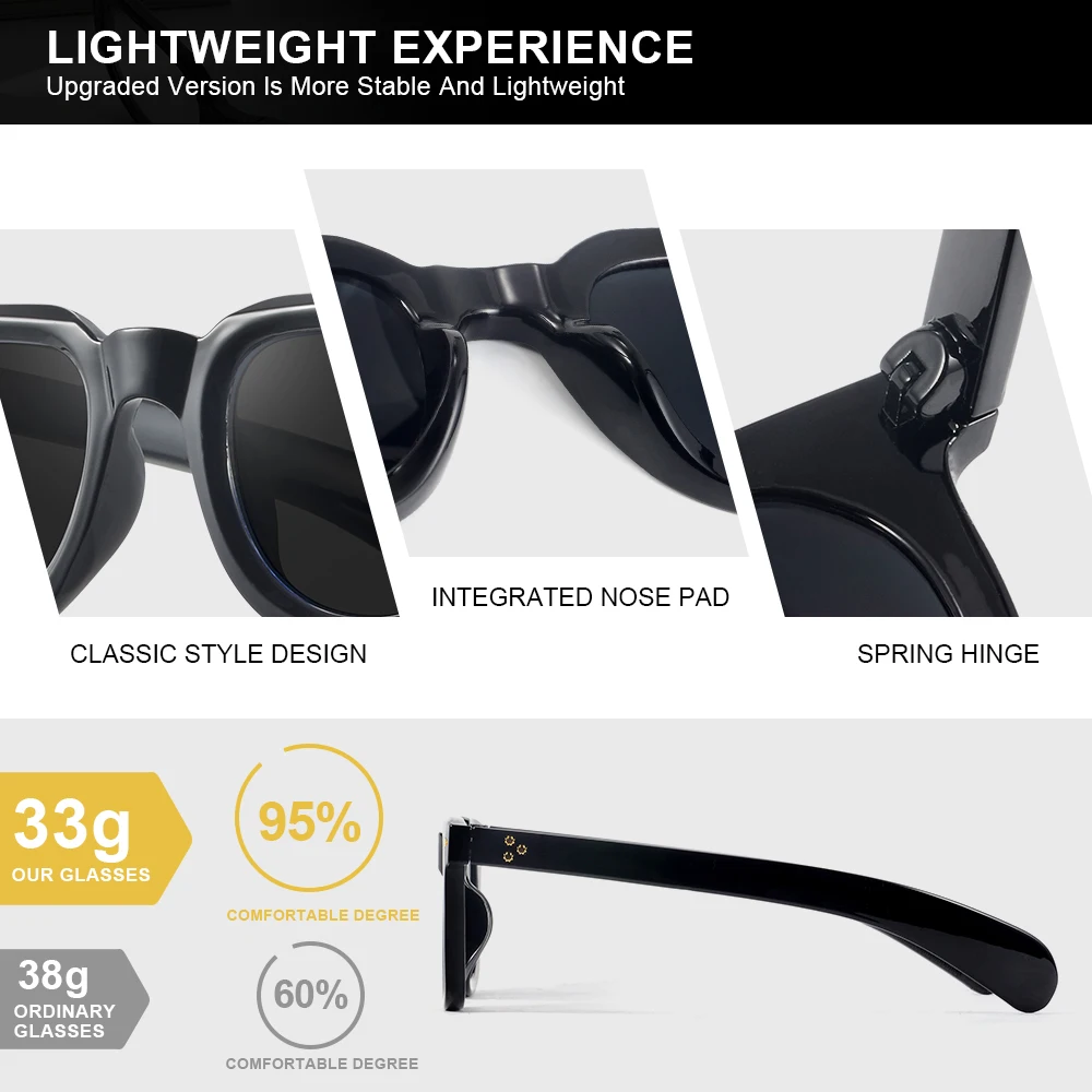 CRIXALIS Vintage Runde Sonnenbrille Für Frauen Y2K Fahren Fotografieren Täglichen Leben Sonnenbrille Für Damen Männer Gläser UV400 – Detail 2
