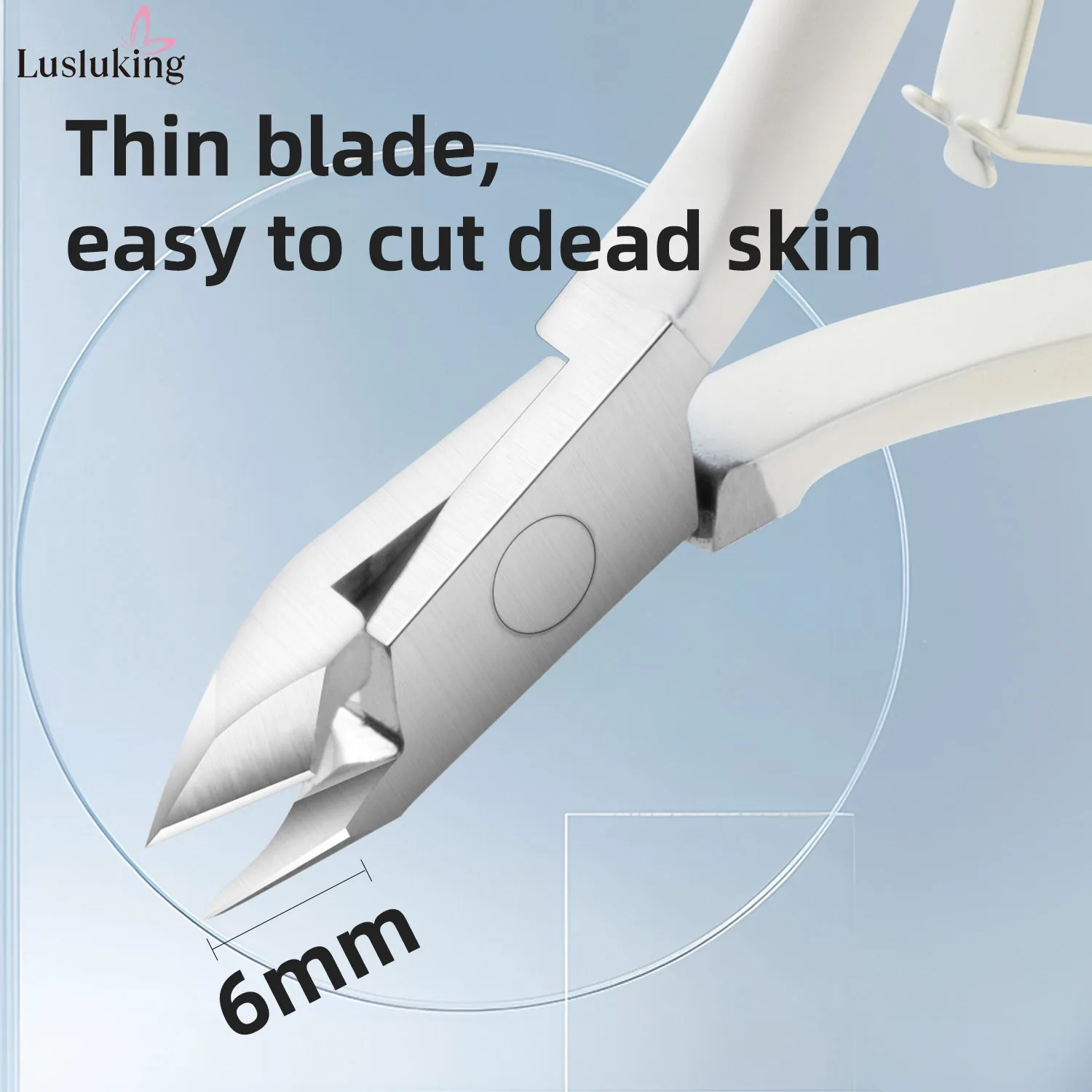 Sharp Stainless Steel Cuticle Nippers Dead Skin Remover Nail Art Scissors for Manicure Pedicure Nail Clippers Trimmer Ergonomic