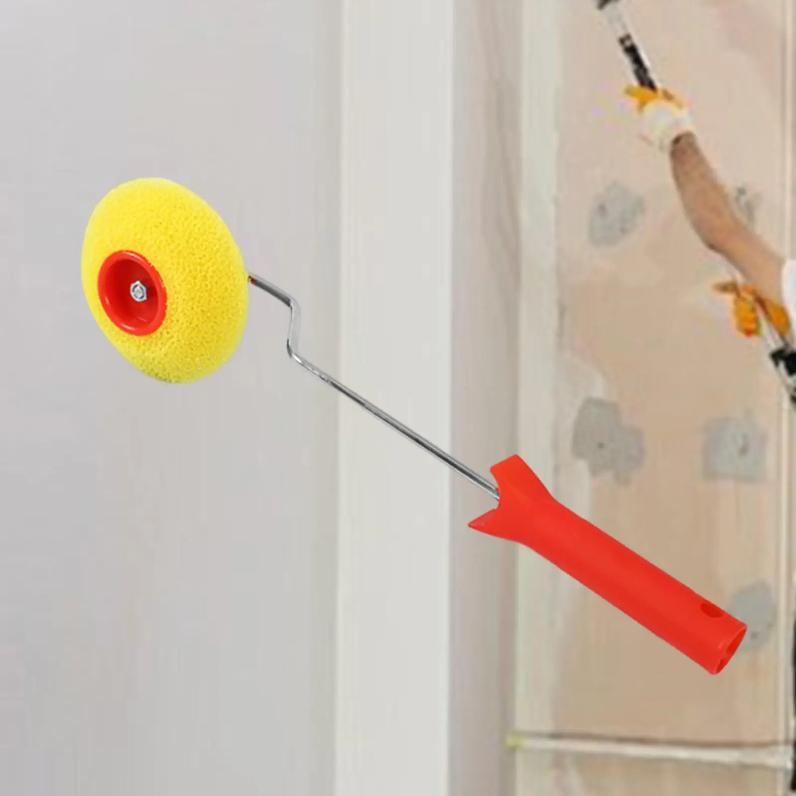 Sponge Texture Paint Roller Edger Durable Wall Painting Tool for Corners Ceiling Renovation Interior Walls