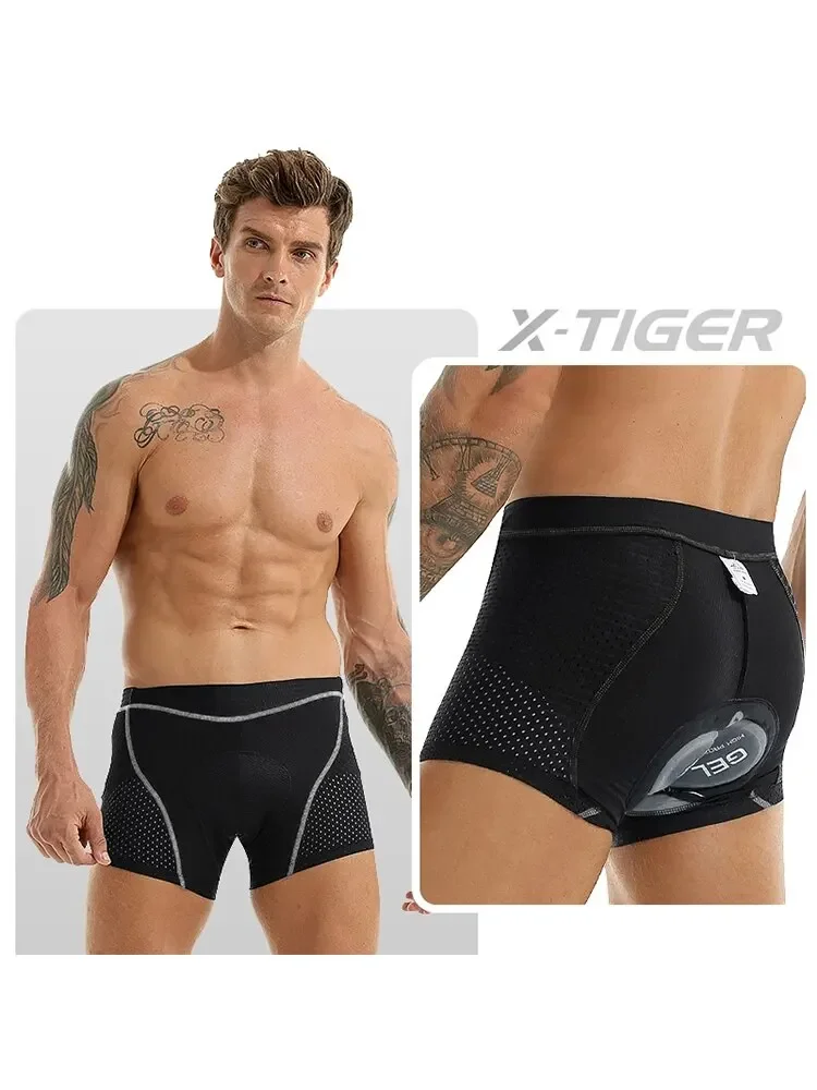 AliExpress X-TIGER Men's Cycling Underwear with 5D Gel Cushioned MTB Boxer Cycling Shorts Road Bicycle Underwear Cycling Equipment