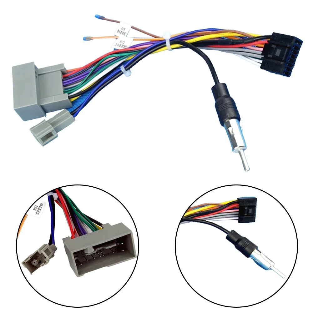 

Автомобильный радиоприемник, 16-контактный шнур питания, провод питания для Honda, автомобильный 16-контактный жгут проводов, кабельный разъем