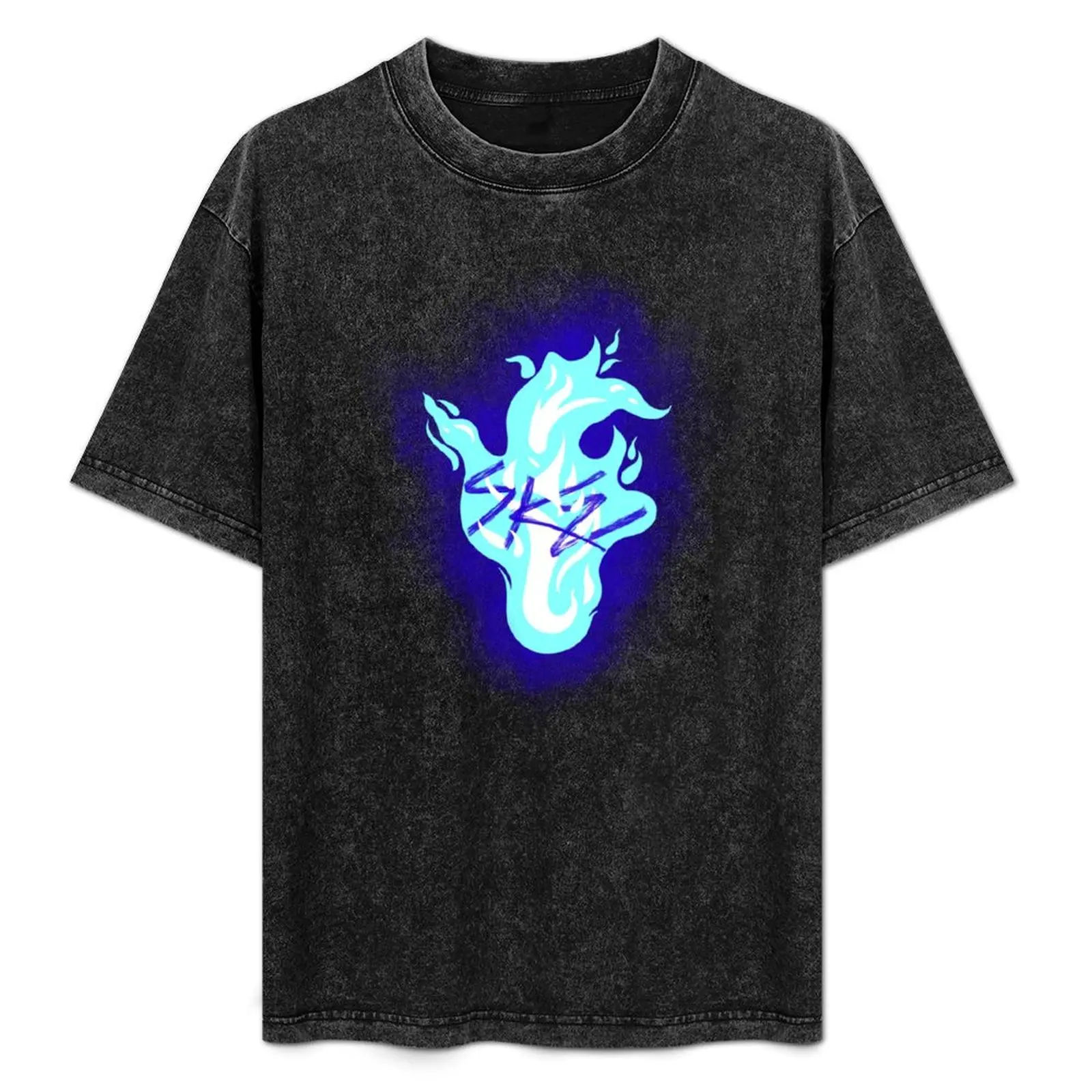 SKZ - футболка Dokkaebi Fire, забавная футболка, одежда, мужские футболки для мужчин, хлопок