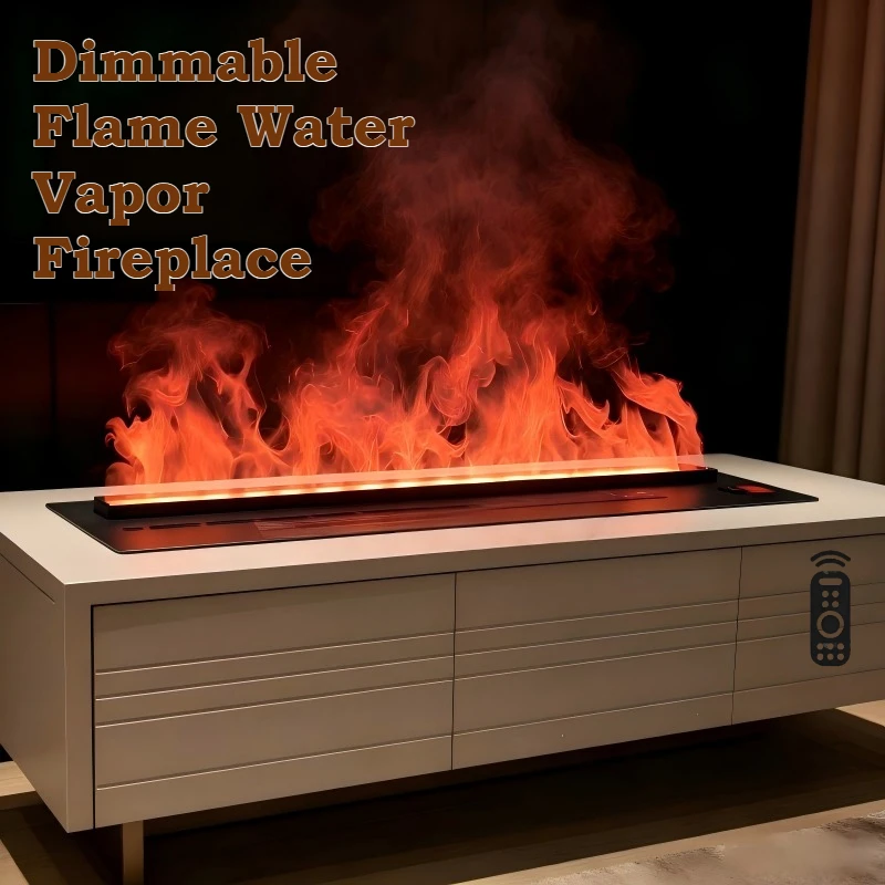 Simple Operation Water Vapor Fireplace Luxury Gold Mist Fireplace Light Plug and Play Mist Fire Grade Fireplace Firebox Firepit