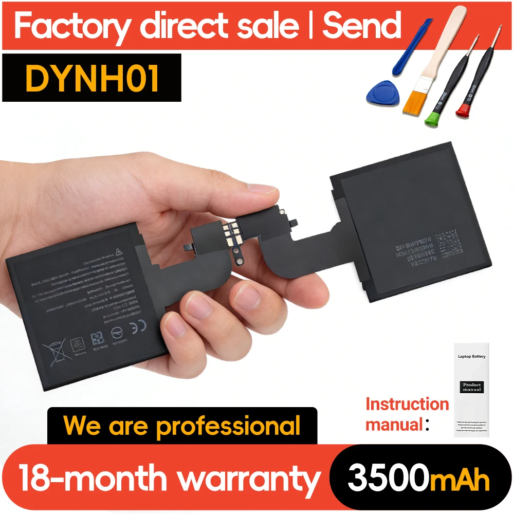 

SUOZHAN DYNH01 Screen Battery For Microsoft Surface Book 2 15" 1793 1813 Tablet PC 7.57V 23.2WH 3500mAh