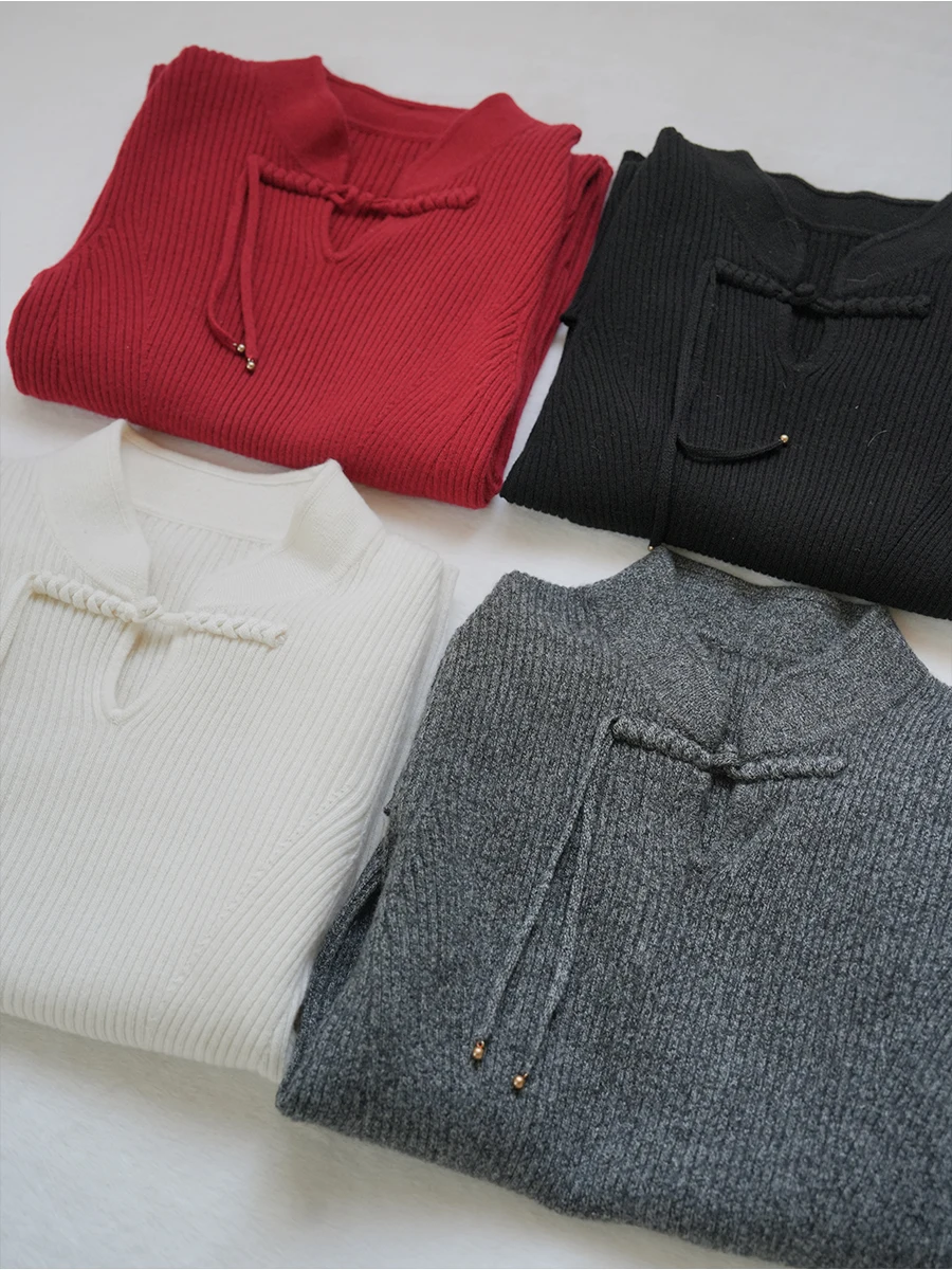 

Новый китайский свитер-базовый слой в национальном стиле, с принтом оленя, коллекция Joy Season, 100% кашемир из козьего меха, длинный рукав