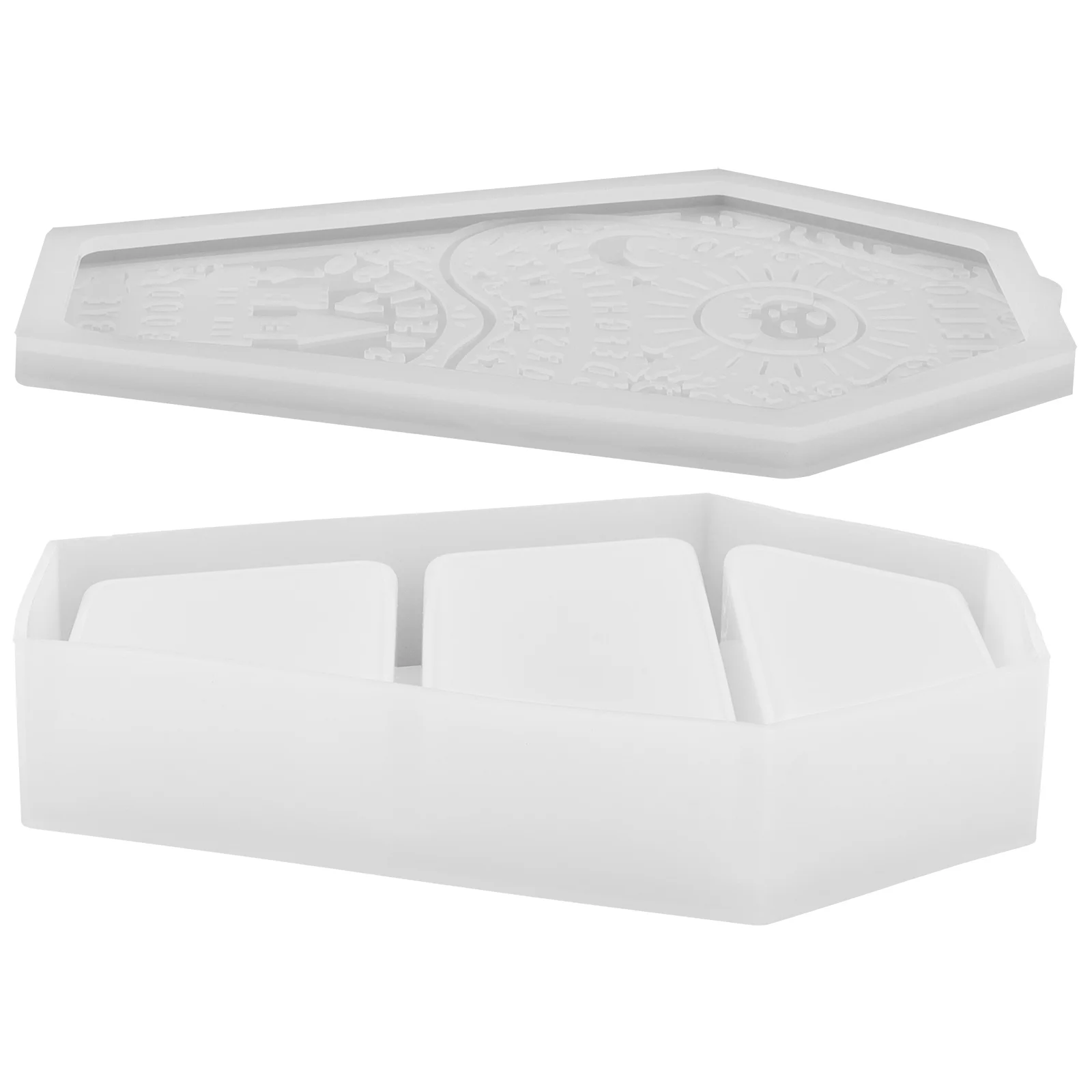 

Creative Halloween Coffin Storage Diy Resin Drip Making Silicone Mold For Jewelry Keychain Accessory Halloween Decor Durable