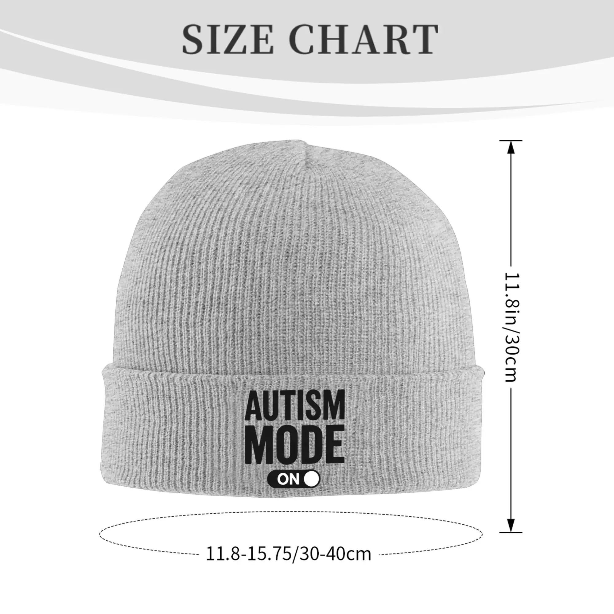 Funny Best Autism Mode Winter Skullies Beanies Hat Warm Autumn Knitted Hats Bonnet Caps for Women Men
