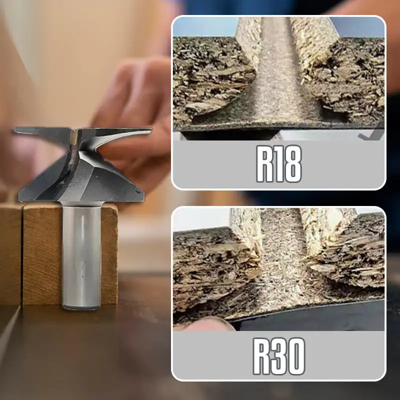R18/R30 Router pekerjaan kayu 1/2 inci, untuk pertukangan kayu profesional