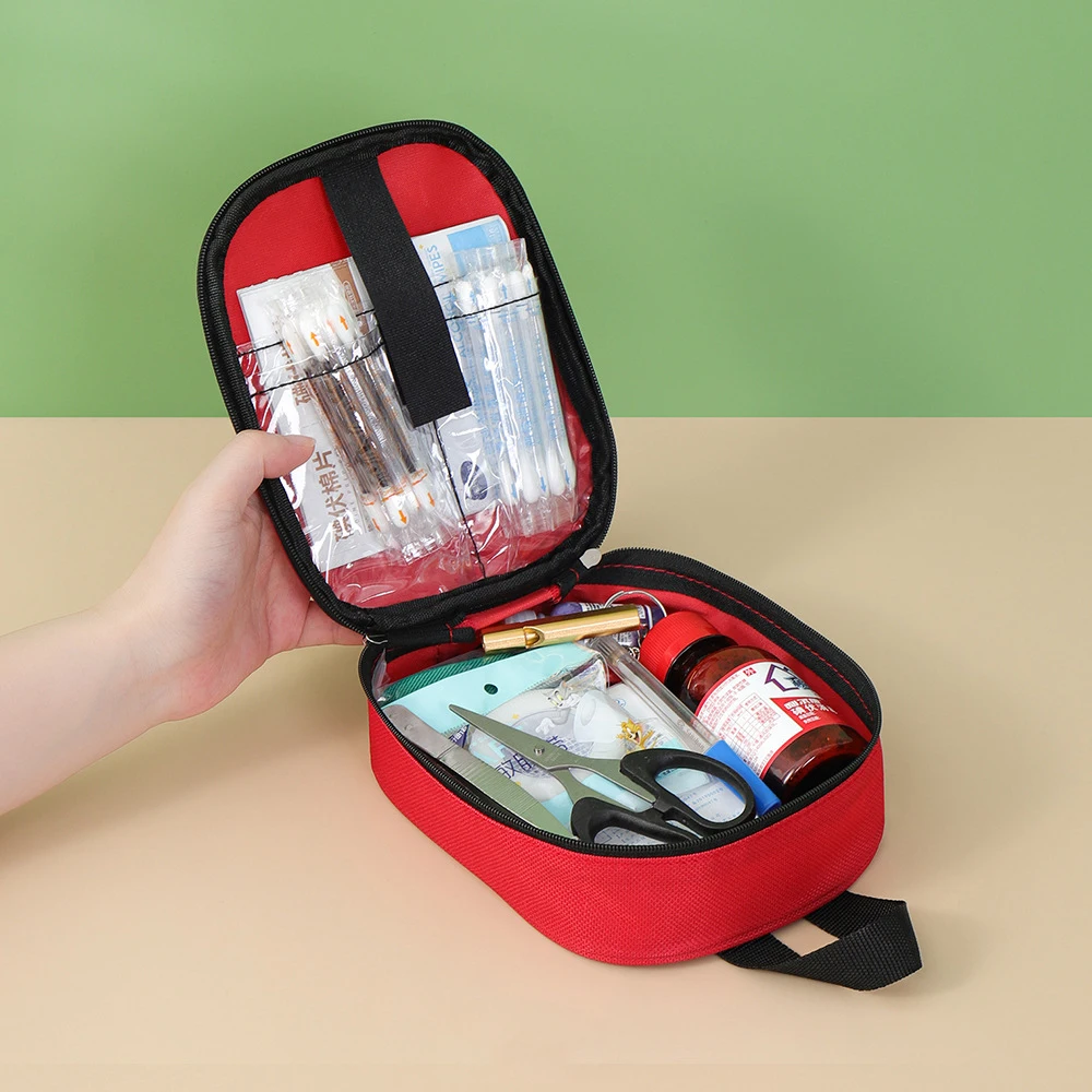 Borsa a tracolla medica da esterno in tessuto Oxford leggero da campeggio alpinismo borsa per forniture di emergenza per la prevenzione dei disastri casa