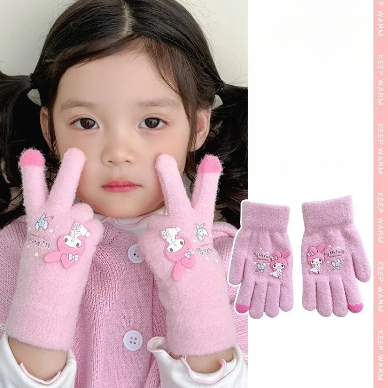 

The New Hot-selling Kulomi Gloves Keep Warm in Winter and Thicken Cold-proof Gloves Creative Cute Cartoon Plush Gloves