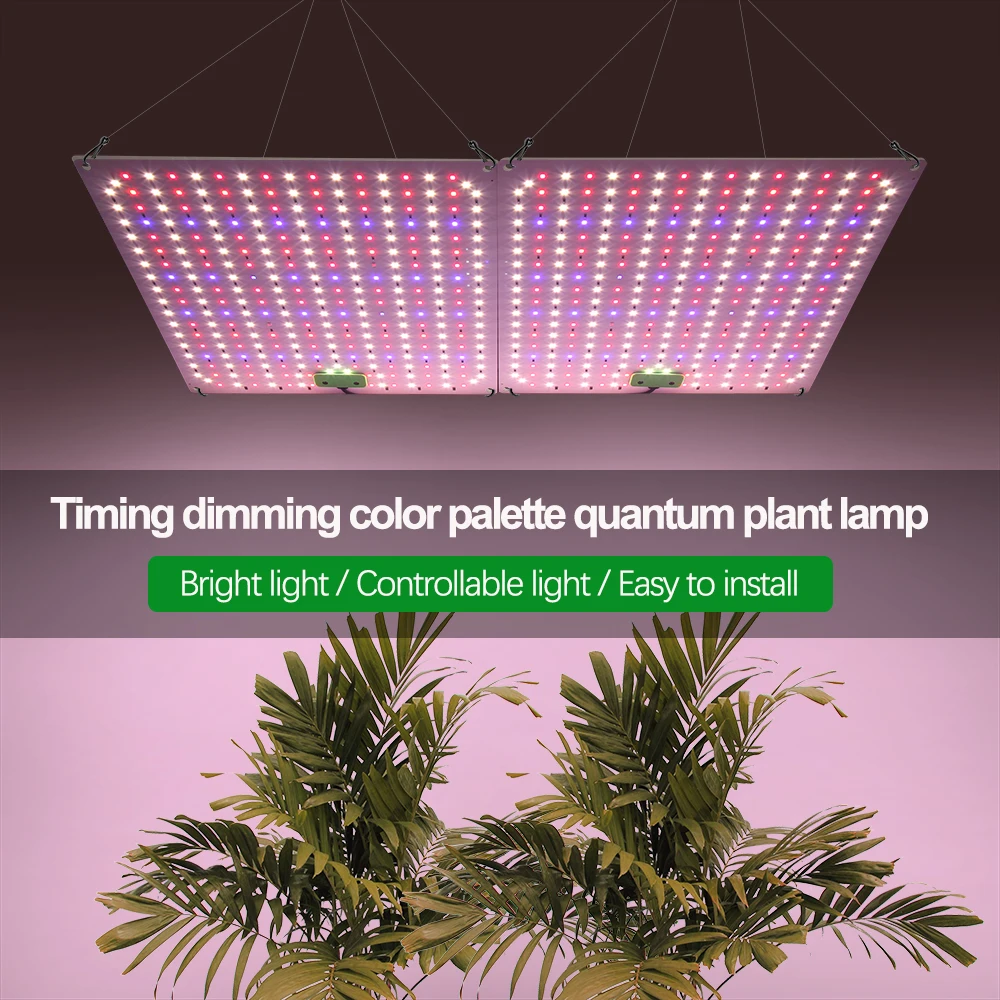 LM281B + Led Volledige Spectrum Groeien Licht Dimmen Timing Functie Remote Contro Voor Indoor Bloem Veg Greenhouse Zaailing