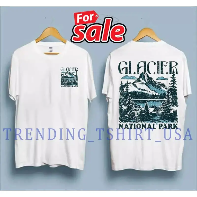 Glacier National Park Montana T-Shirt S-5XL 2SIDES