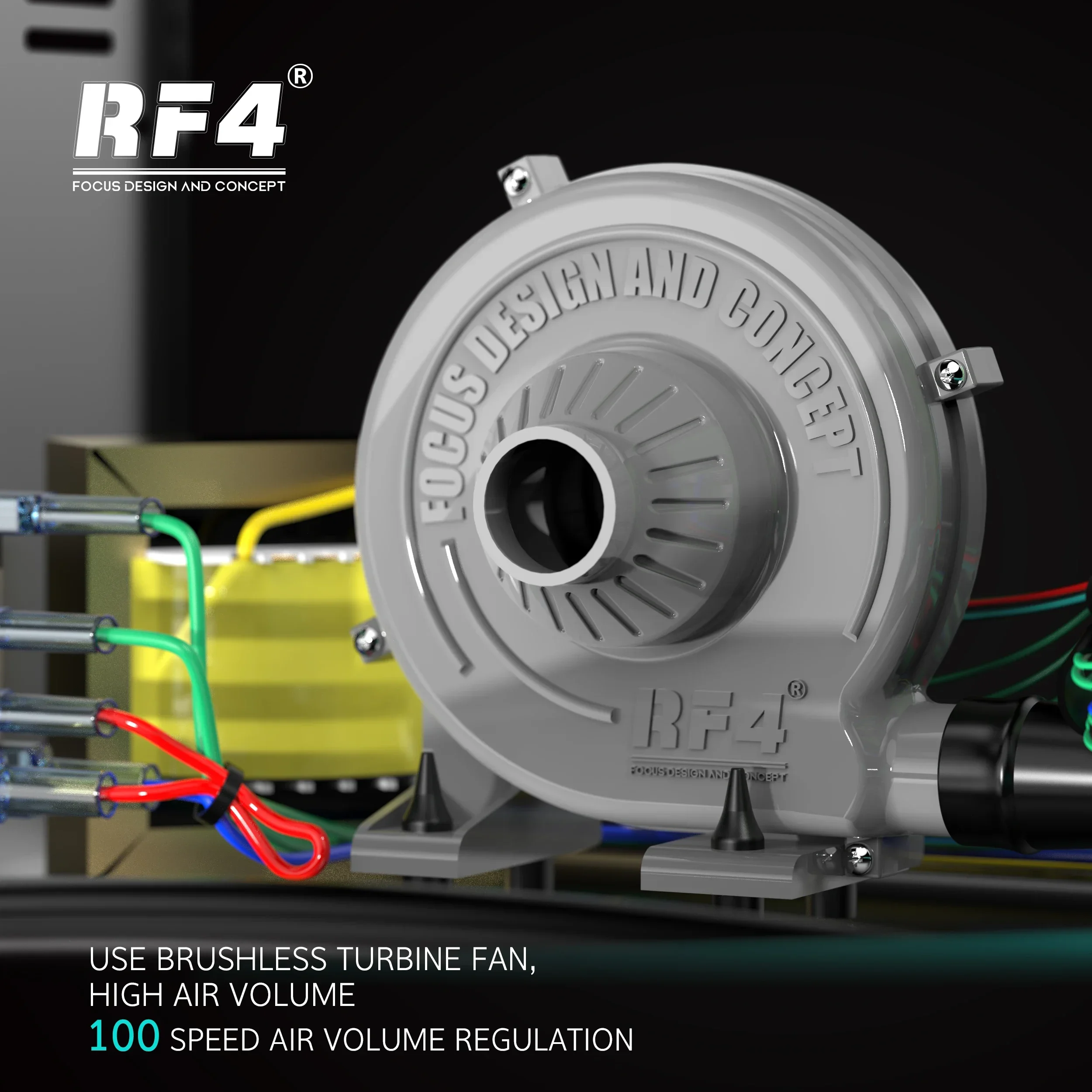 Imagem -04 - Calor Air Gun Estação de Solda Rápido Abaixo Soldagem Pistola de ar Quente Reparação Bga Chip Estação de Retrabalho Rf-h5 Reparação Eletrônica Rf4 800w