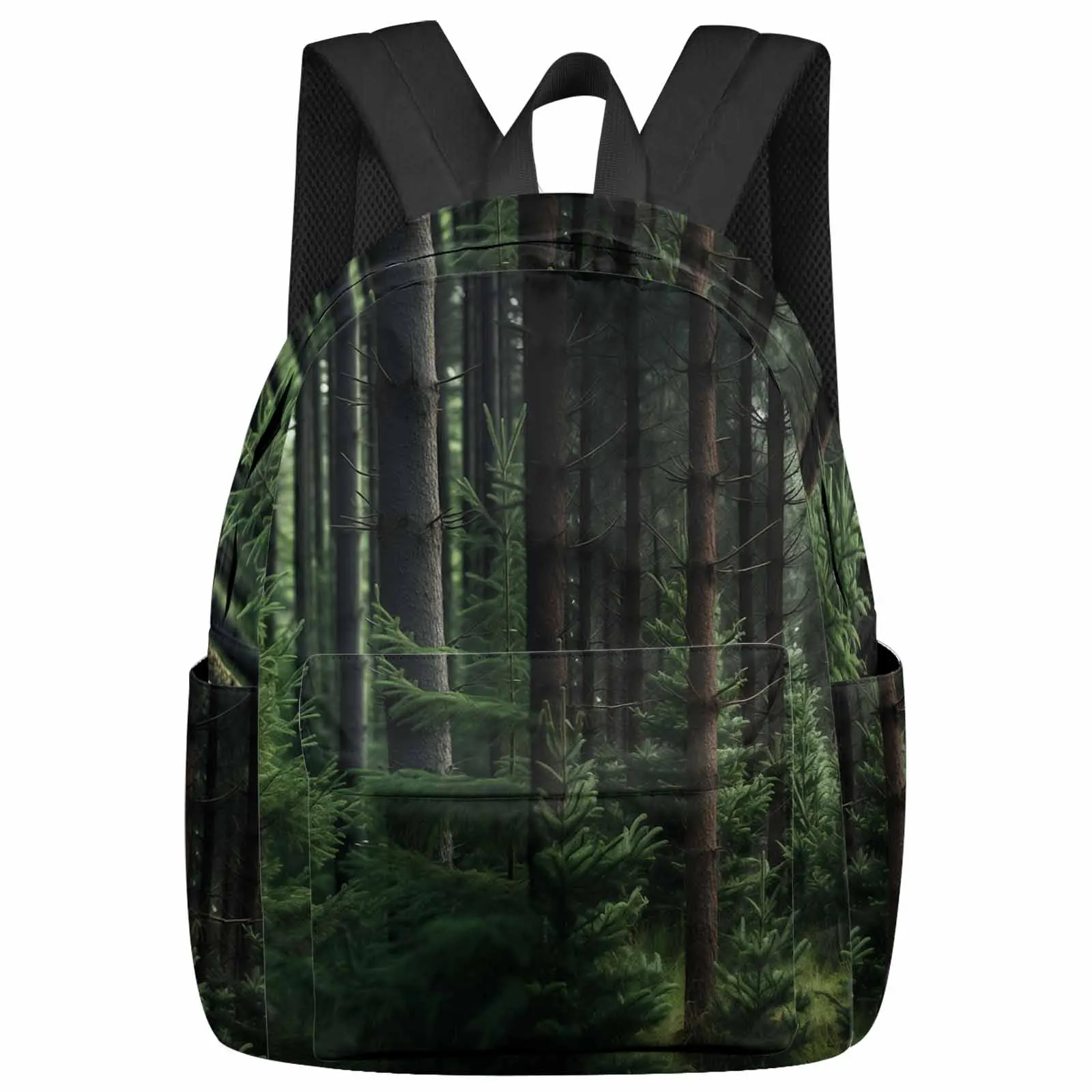 Summer Forest Pine Trees Backpack School Bags for Teenagers Students Laptop Bag Women's Casual Travel Backpack