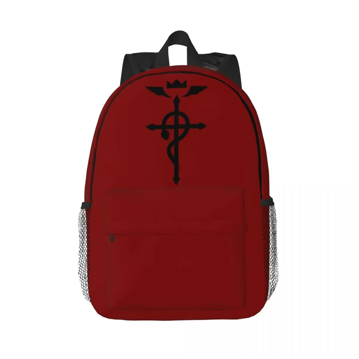 Fullmetal Alchemist - Flamel Insignia Backpacks Teenager Bookbag Casual Children School Bags Laptop Rucksack Shoulder Bag