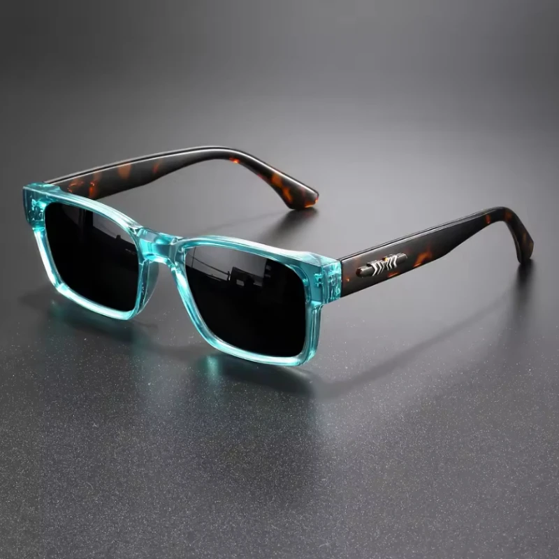 Vintage Square Sunglasses Men Luxury Brand Designer Sun Glasses Driving Fishing Goggles Male Women Travel Shade Unisex Eyewear