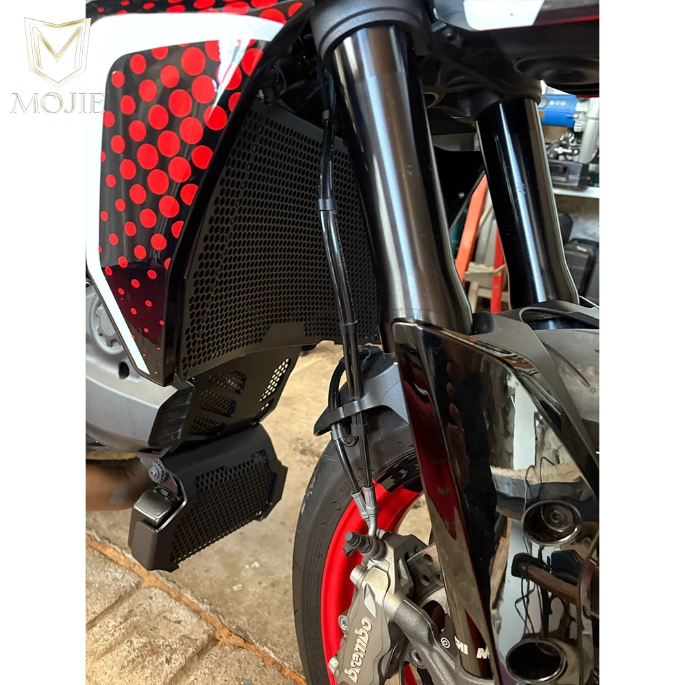 

For Ducati SuperSport 939 939S 950 950S SUPERSPORT & S 2017-2025 2026 Motorcycle Radiator Guard Protector Oil Cooler Grill Cover