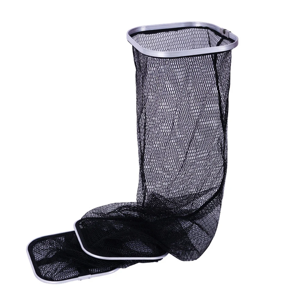 YFASHION Nylon Rustproof Fish Basket Collapsible Fshing Net Cage Fish Baskets For Live Fish Robust Net Mesh Fishing Basket