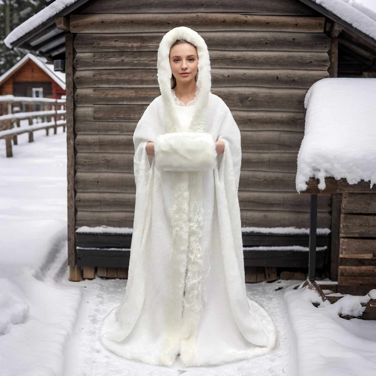 

Winter hot selling new gloves low-priced promotion, white warm women's gifts