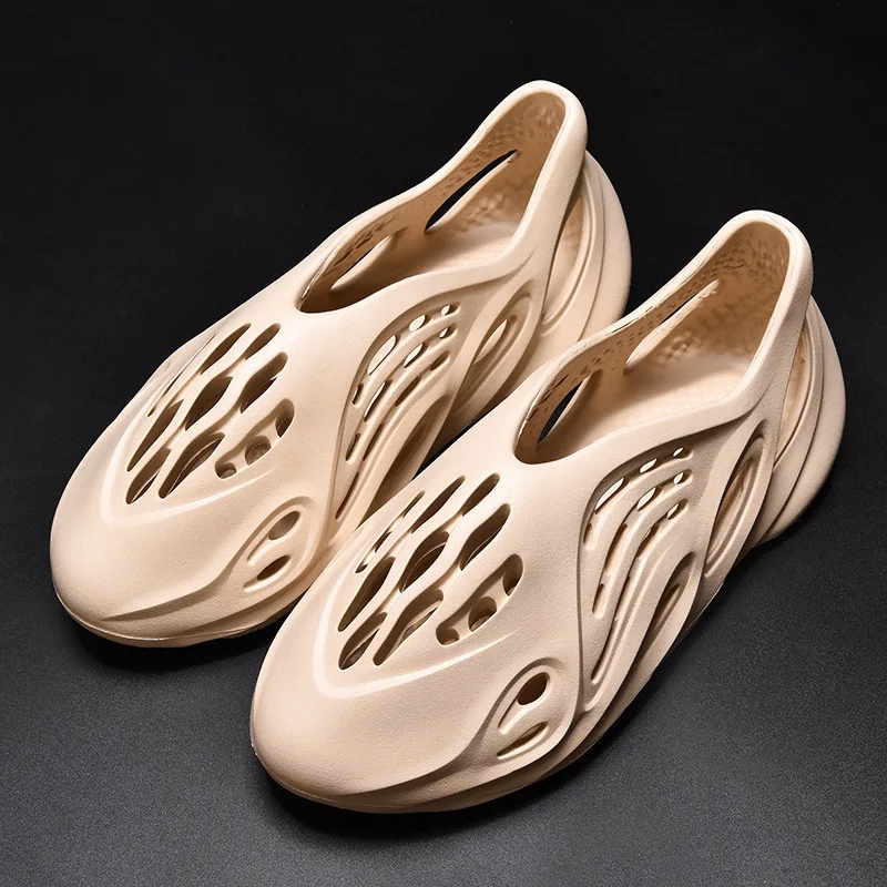 Zapatos con agujeros de verano, sandalias transpirables con agujeros, zapatos de playa informales calados para estudiantes, parejas, talla grande 2828