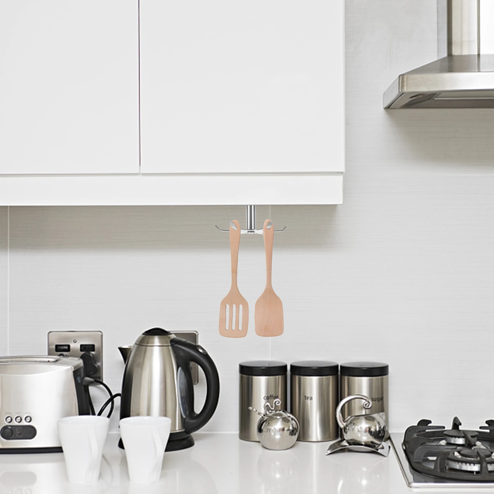 

Swivel Hook 360 Degree Rotating Stainless Steel Kitchen Utensil Hooks Multi-functional Wall Cabinet Wardrobe Storage Solution