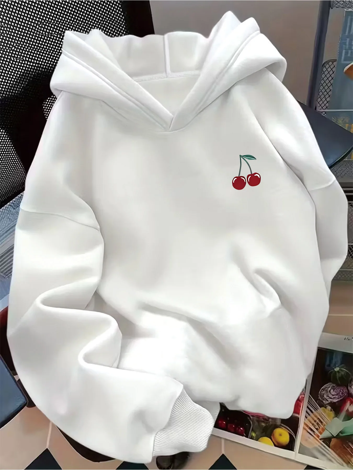 Women's Casual Hooded Sweatshirt - Comfortable Thick Hoodie with Letter Print, Perfect for Autumn and Winter, Cozy and Warm, Casual Wear |   Hooded Sweatshirt |   Machine Washable