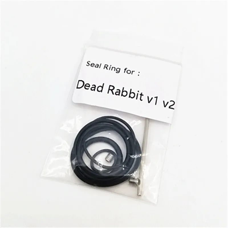 YUHETEC Rubber Sillicone Seal O-Ring for DEAD Rabbit V3 Single Bag (6 Rubber Rings + 4 Screws + 1 Screwdriver)  Accessories