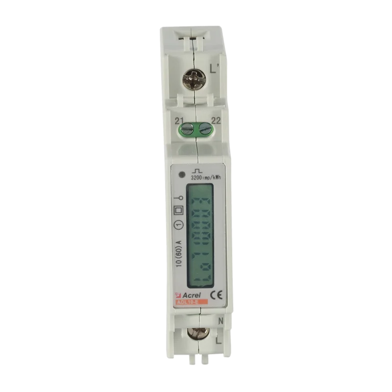 

Acrel Single Phase Din Rail Electrical Meter ADL10-E/C 220V 60A Direct Input Watt Hour Energy Meter