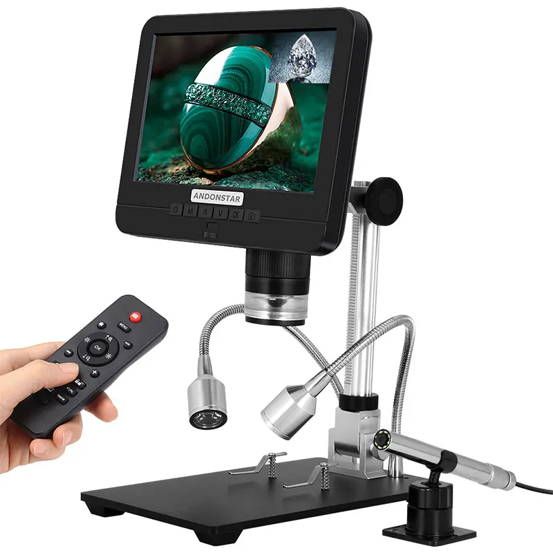 Andonstar AD206S 50X 2MP Industrial Digital Microscope with USB Endoscope Dual-Lens Display 7