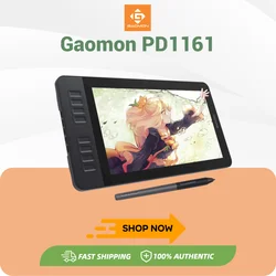 11.6 Inch Screen Gaomon PD1161 Graphics Tablet Drawing Pen Display AG Protect Film Portable Monitor Great for Beginner Artist