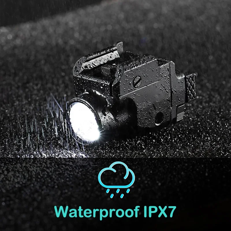 RichFire Rechargeable Tactical Flashlight LED SST40 800LM High-Power Compact Mini Torch Light Waterproof for Outdoor Hunting