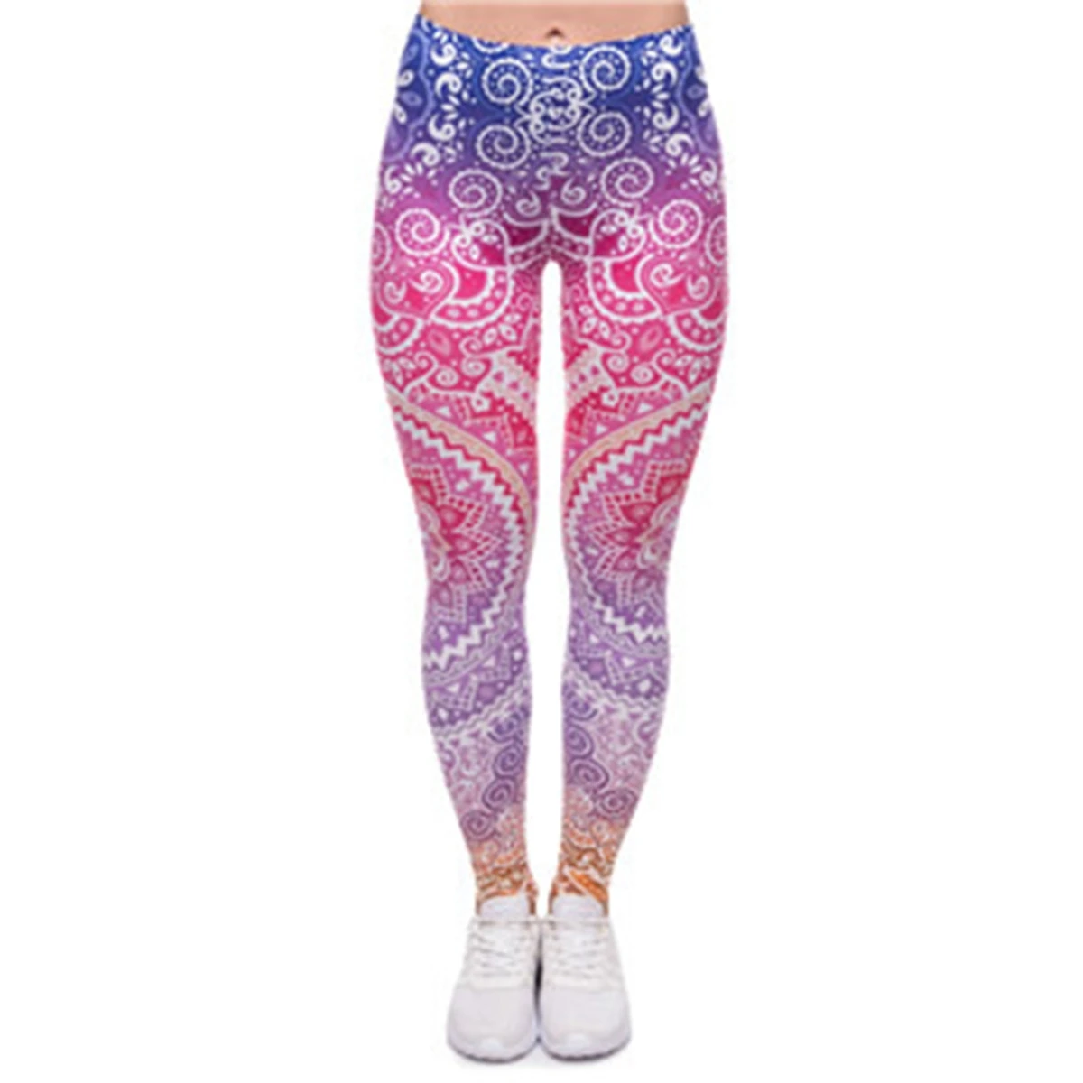 Tie-Dye/Butterfly Print High Waist Yoga Leggings Women Hip Lifting Summer Sports Pants