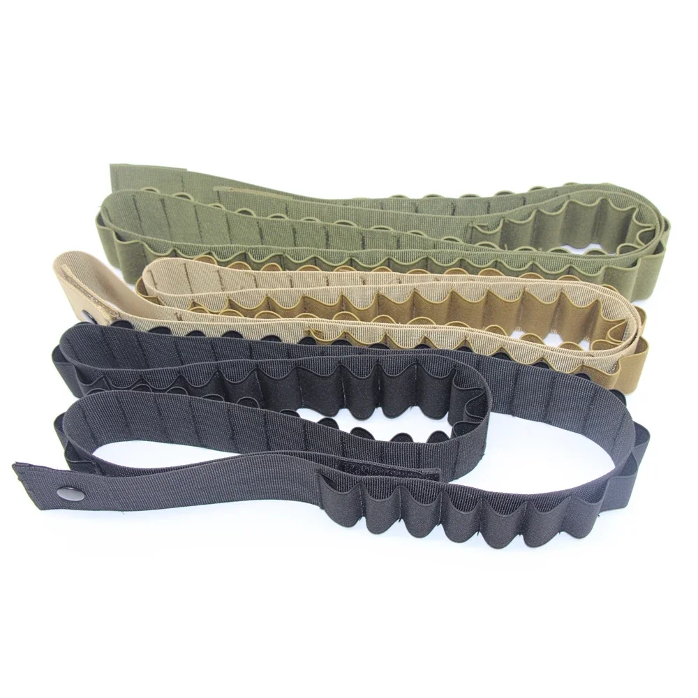 التكتيكية النايلون حمالة المسدس 50 حفرة بندقية قذيفة بندقية معلقة في الهواء الطلق التكتيكية الصيد بندقية حبل ملحق حزام الذخيرة