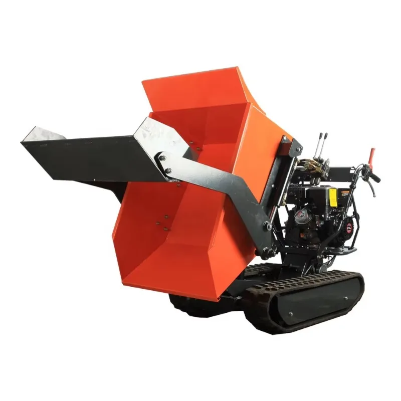 Miniature portable hydraulic industrial machinery with dump truck for earthmoving core components