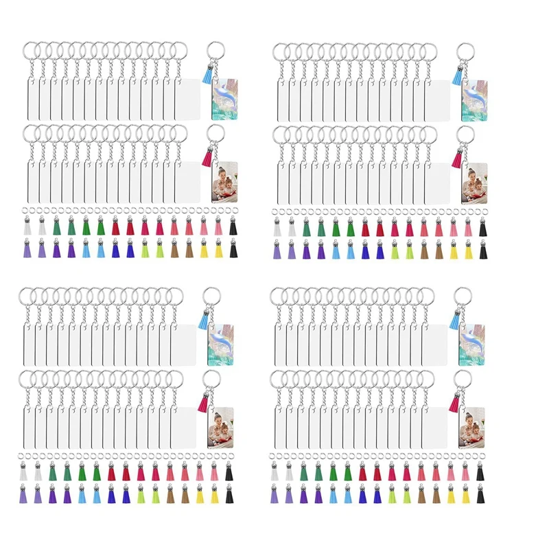 

Sublimation Keychain Blanks Bulk, Set Of 120 Sublimation Keychain Blanks Set With Tassels, Keychain Circle, Keychain