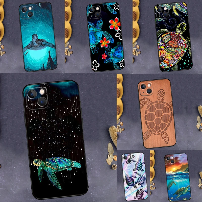 Sea Turtle Back Case For Samsung Galaxy S25 S24 S23 S22 S20 Ultra S9 S10 Plus S21 FE S25 FE Soft Cover