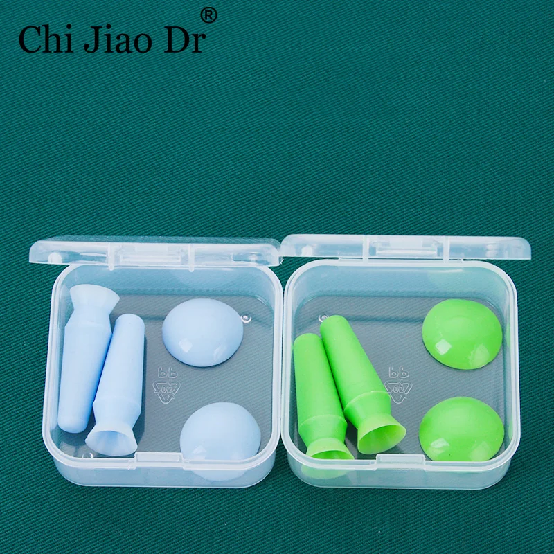 ChiJiaoDr Medical Eye Protection Cover Thread Embedding Surgery Silicone Protector Artificial Eye Patch Suction Cup Column 1 PCS