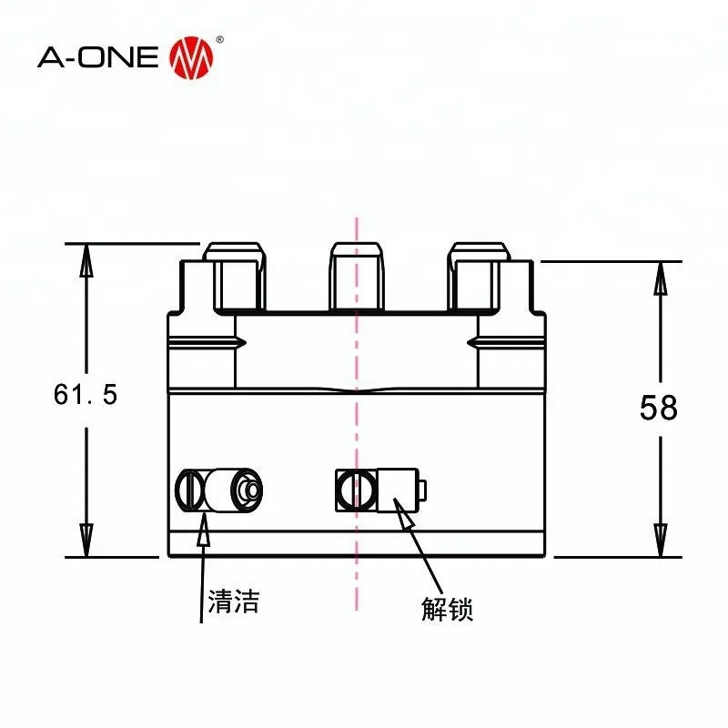 A-ONE system 3R mini air chuck for makino EDM machining 3A-100070