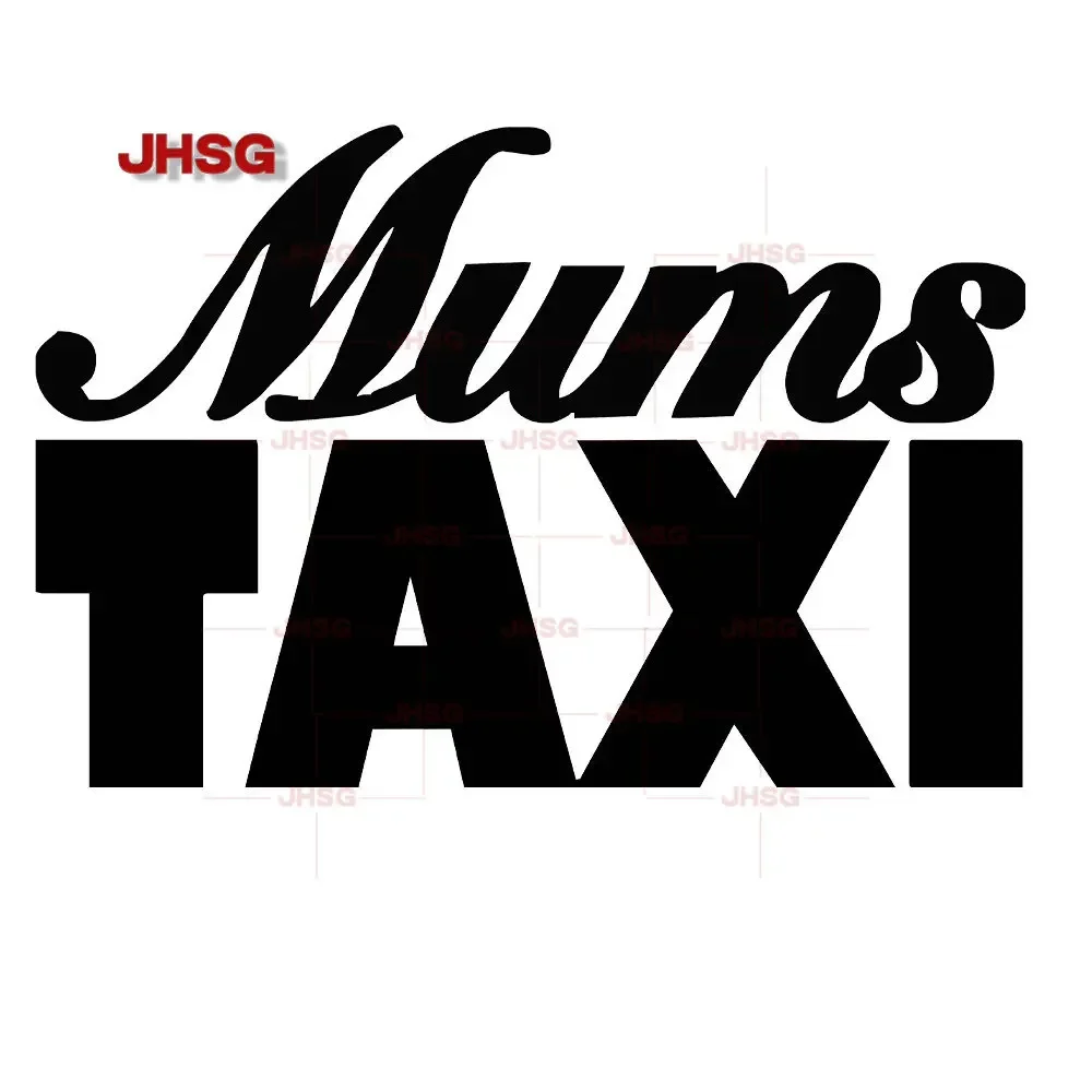 

Mamma TAXI Fun Novelty Car Sticker Personalizzato Vinile Car Shape Window Accessori