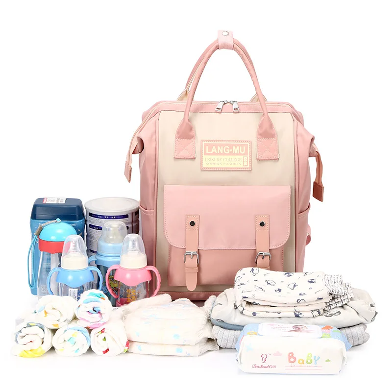 Baby Nappy Bag Large Capacity Mommy Bag Waterproof Backpack Diaper Bags Maternity Packages Pacotes De Maternidade Mochilas