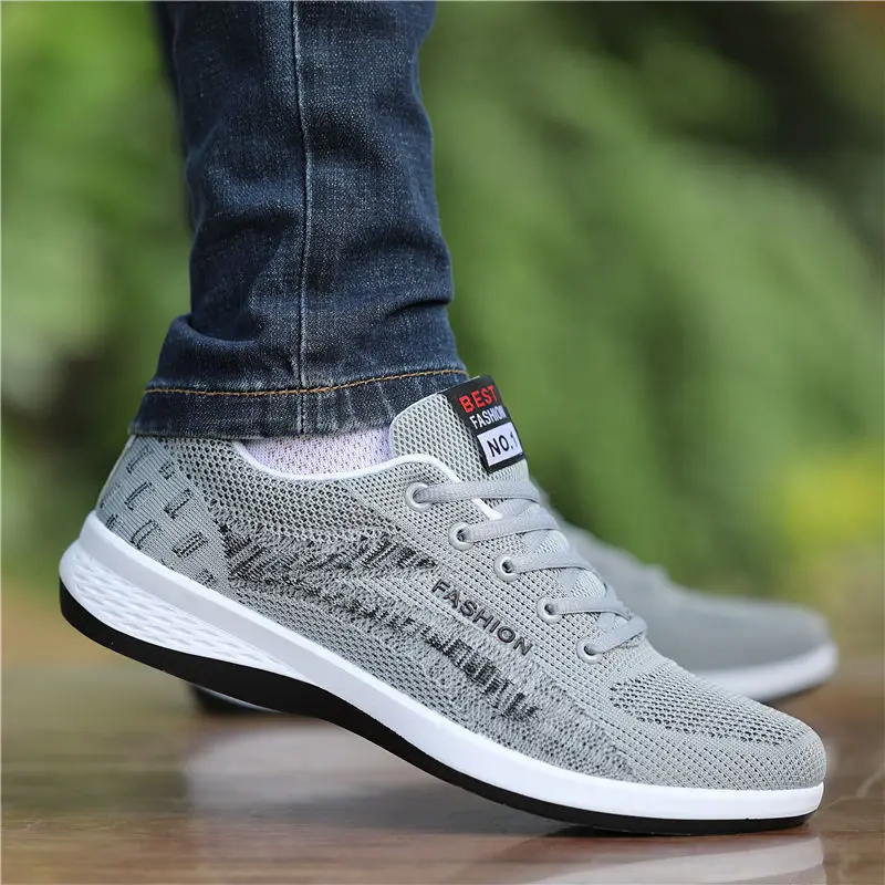Men's Breathable Sports Shoes Spring Autumn Soft Bottom Casual Running Fashion Footwear for Active Lifestyles
