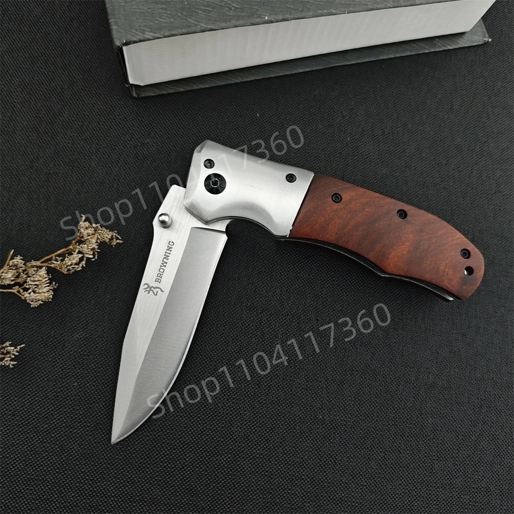 BN Outdoor Portable Folding Knife for Men High Hardness Survival Military Tactical Pocket Knives for Camping and Fishing