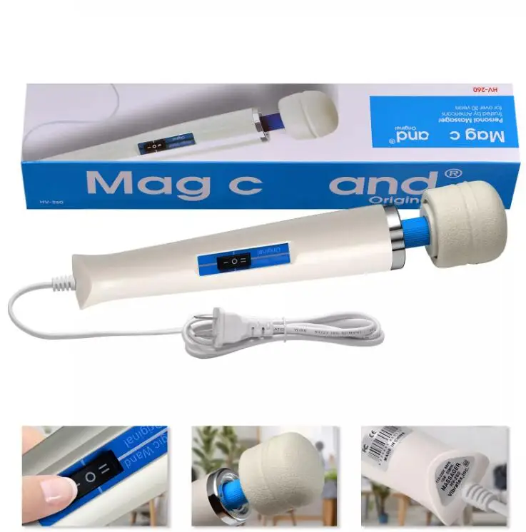 Magic Wand Massager Hv-260  Wand Massager Famale Sex Toys for Woman Vibrator Adult Massager