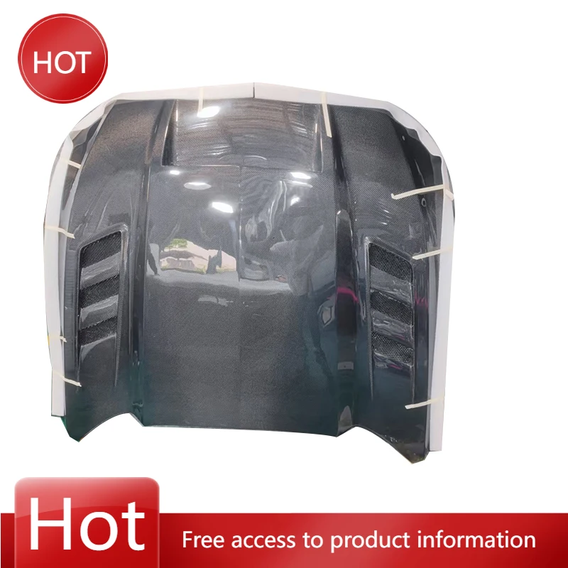 

Высококачественный передний капот двигателя из углеродного волокна в стиле TF для Mustang 2024+