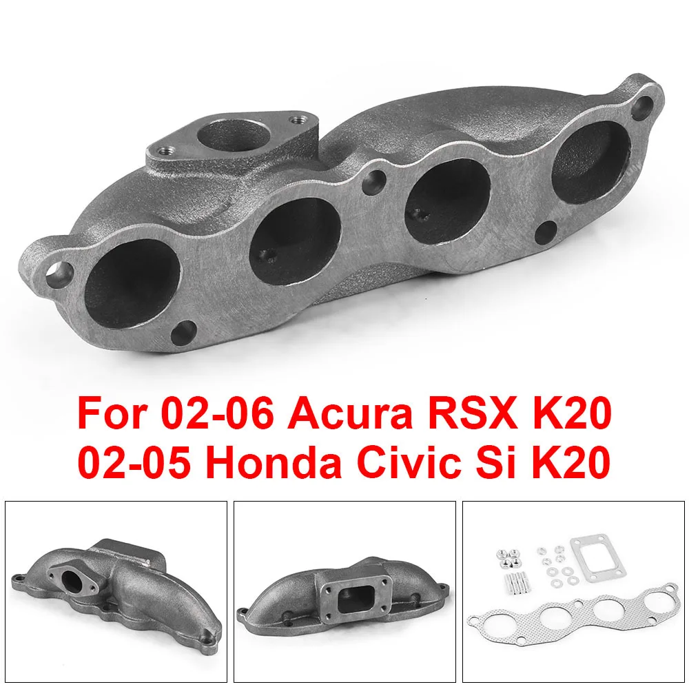 

Чугунный турбоколлектор T3/T4 для автомобиля Acura Rsx 02-06 для Honda Civic Si Ep3 K20 02-05