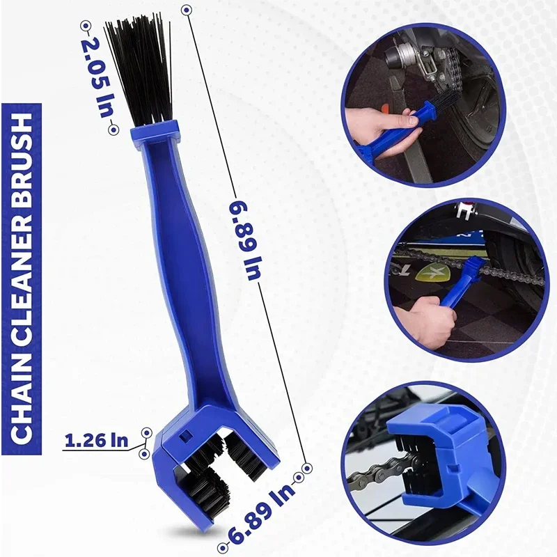 For Harley-Davidson Sportster Motorcycle Chain Brush Cleaner Plastic Brush Clean Chain Cleaner Outdoor Scrubber Road Care Tools image 2